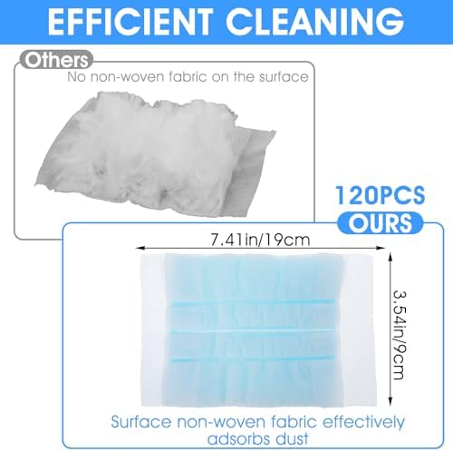 120 Pcs Duster Refills, Electrostatic Disposable Dusters Refills Compatible - Image 2