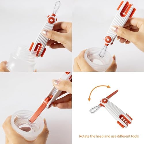 3 in 1 Cup Lid Gap Cleaning Brush Set - Image 3
