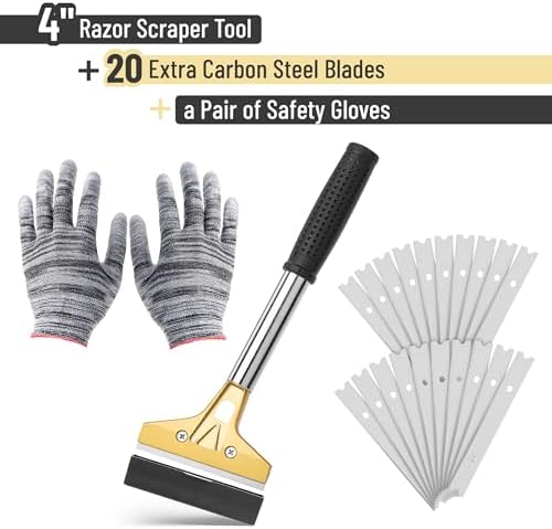 Bates- Razor Blade Scraper Tool, 4 Inch, Floor Razor Scraper Tool - Image 2