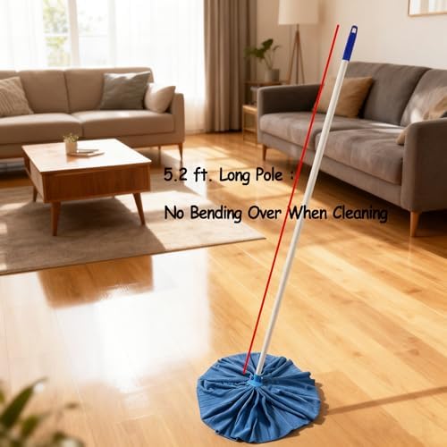 EaseYourDay Microfiber Cloth Mop, One Pole - Image 3