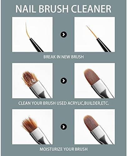 Nail Brush Cleaner 120ml Gel Solution - Image 5