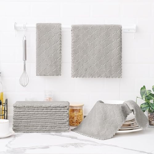 Homaxy 18 Pack Super Soft Absorbent Dish Towels - Image 6