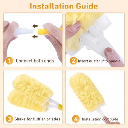 Duster Refills for Swiffer Duster, 4X Microfibers, Disposable Multi-Surface - Image 7