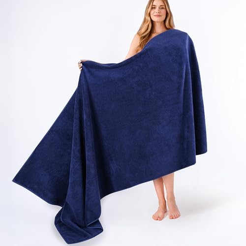 American Soft Linen 100% Cotton Luxury Turkish Towels, 40x80 XL Bath Sheet by AmericanSoftLinen