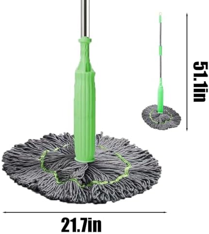 Generic 2 in 1 Dehydrated Mop, Self Wringing, Microfiber Head - Image 2