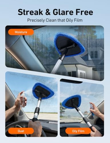 AstroAI 26" Super-Long Windshield Cleaner Tool & Car Interior Detailing Kit - Image 6