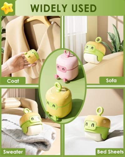 Reusable Lint Remover Roller, Washable Portable Mini Lint Gel Roller 2-in-1 - Image 3