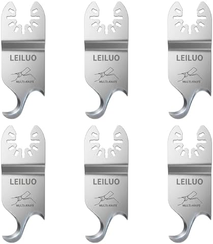 LEILUO 6Pcs Oscillating Tool Hook Blade by LEILUOTOOLS