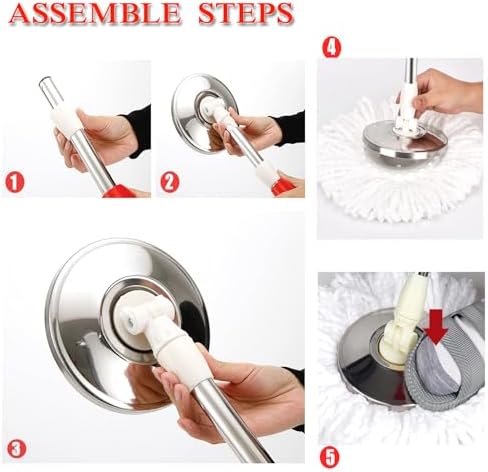 Spin Mop Bucket, Spin Mop Bucket System - Image 6