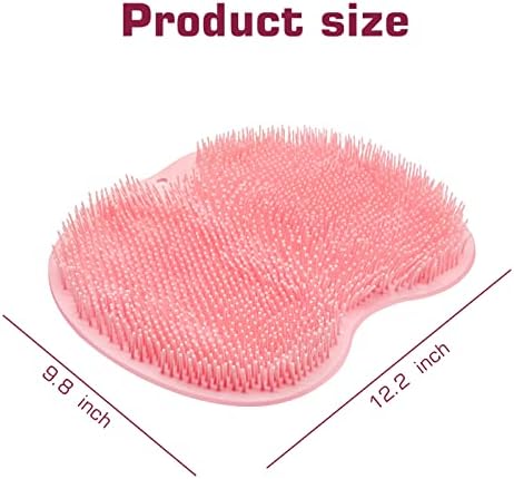 Shower Foot Scrubber Mat Back Washer Back Exfoliating Bath Wash Pad Wall - Image 7