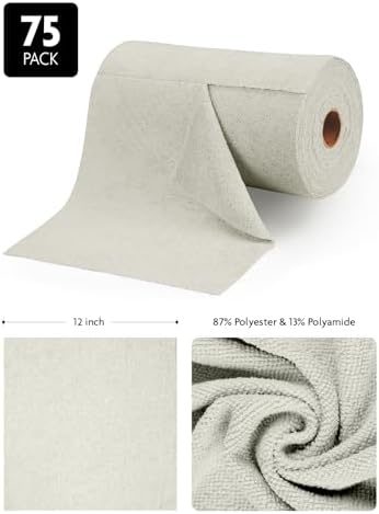 Fantasticlean Microfiber Cleaning Cloth Roll- 75 Sheets - Image 6