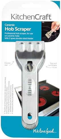 KitchenCraft Ceramic Hob Scraper, Stainless Steel - Image 4