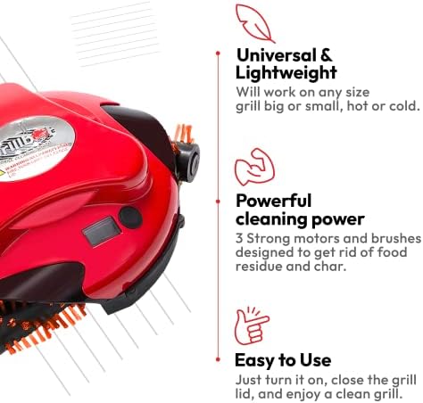 Grillbot Electric Grill Brush, Automatic Grill Cleaning Robot - Image 6