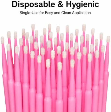 G2PLUS Micro Cotton Swabs 500PCS Disposable Eyelash Extension Applicators - Image 4