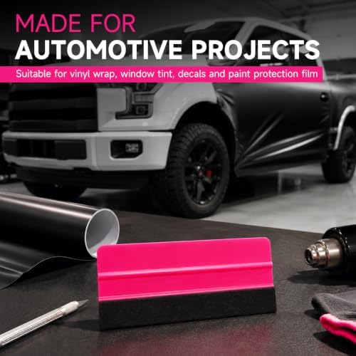 Suede Felt Squeegee w/Ruler, Car Film Smoothing Tool - Image 4