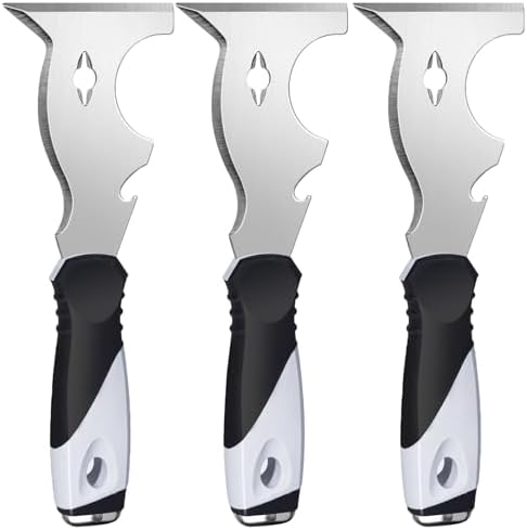 Mister Rui 3PC 10-in-1 Paint Scraper, Hammer End by MisterRui