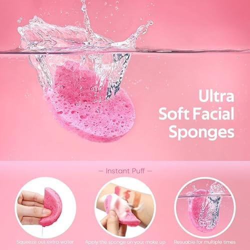 GAINWELL 50-Count Compressed Facial Sponge - Image 2