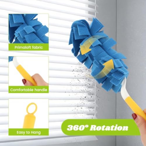 Reusable Duster Refills, 5 Pack 360° Cleaning Pads, Washable Duster Pads - Image 3