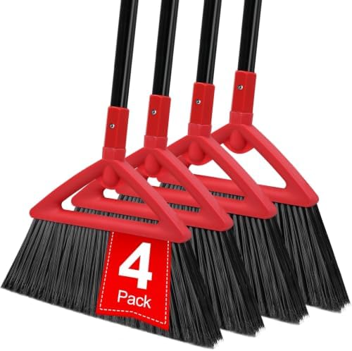 Heavy Duty Red Angle Broom by SZJYHQY
