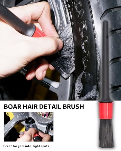 oesee PRO Choice 4 Pack Wheel Cleaning Brush Kit - Image 5