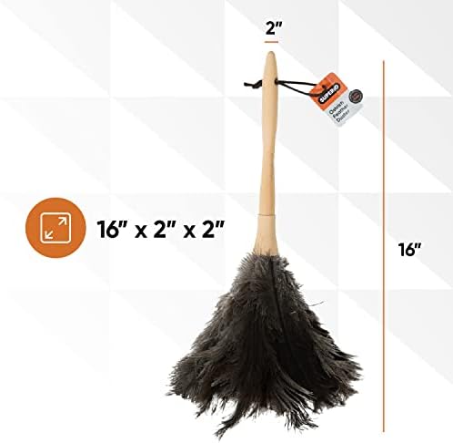 Superio Ostrich Feather Duster Fluffy Dust Remover, - Image 2