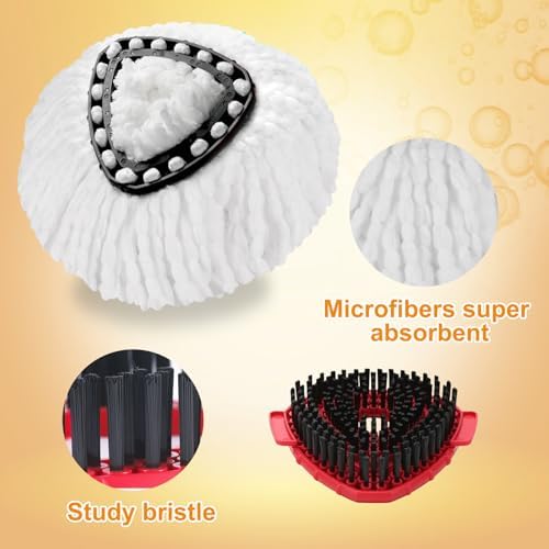 7 Pack Mop Replace Head for Ocedar Spin Mop Replacements Scrubber - Image 3