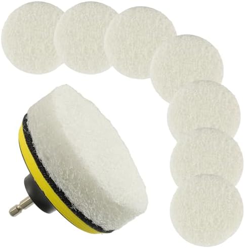 4 Inch Drill Brush Scrub Pads Cleaning Kit, 5X Faster Cleaning, Reusable Double by EPLZON