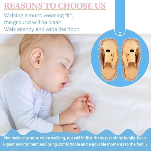 Detachable Dog Microfiber Mop Slippers Dusting - Image 2