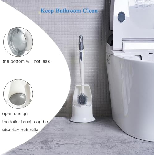 2 Pack Toilet Bowl Brush with Holder - Image 6