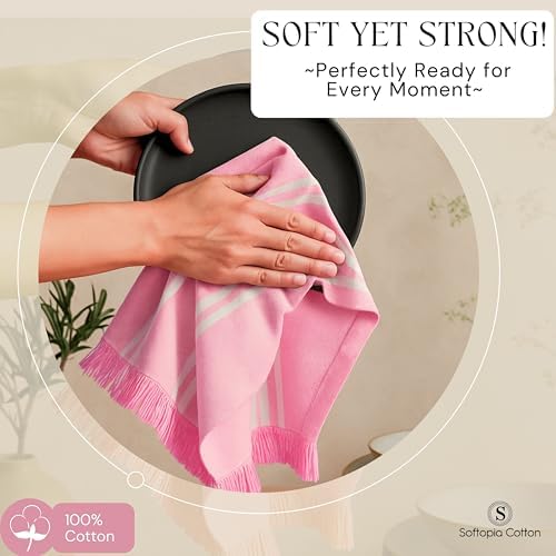 Prewashed Stripe Tea Towels 12 Pack, 16x26 Inches, Dish Cloths - Image 5