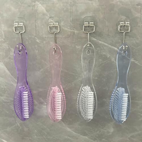 Handle Grip Nail Brush Two Sided Hand Fingernail Cleaning Brush Foot Scrub - Image 6