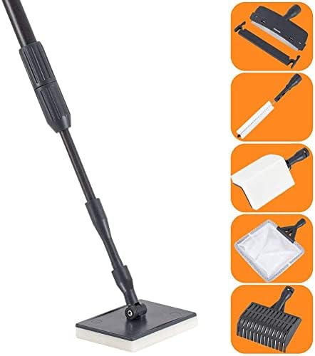 hygger Fish Tank Cleaner 6 in 1 Aquarium Cleaning Tool Kit Al-gae Scraper by hygger
