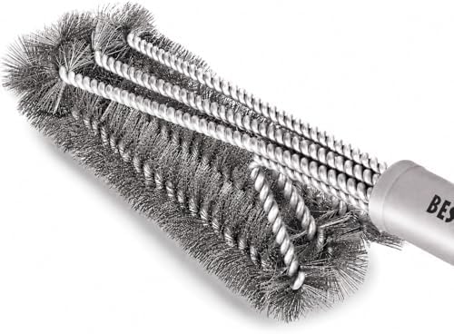 Best BBQ Grill Brush Stainless Steel 18" Barbecue Cleaning Brush by Bryanstove