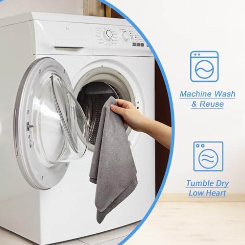 Niurewan 75 Pack Microfiber Cleaning Cloth Roll, Reusable Tear Away Microfiber - Image 7
