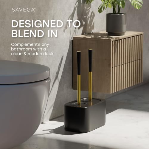 2-in-1 Toilet Bowl Brush and Plunger Set - Image 3