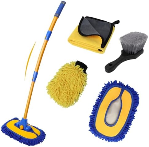 15°Curved Car Wash Mop, Car Wash Brush by DEPOTA
