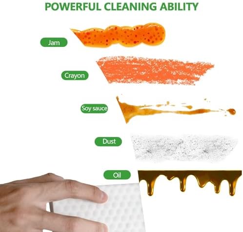 15 Pack Magic Sponges, Extra 2X Density, Heavy Duty Cleaning Sponges - Image 5