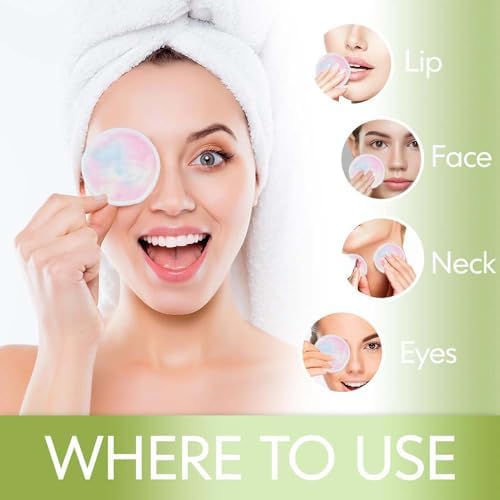 28 Pack Reusable Makeup Remover Face Pads - Image 3