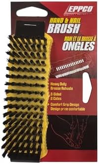 EPPCO Heavy Duty Two-Sided Hand and Nail Scrub Brush Fingernail Scrubber by EPPCO