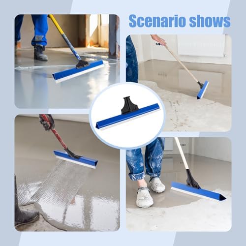 2 Pack 16 Inches Epoxy Floor Squeegees Notched Squeegee - Image 6