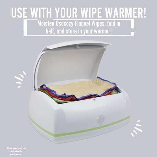 OsoCozy Unbleached Flannel Cloth Baby Wipes - Image 7