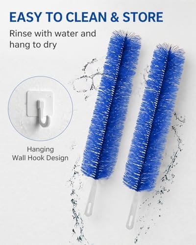 2 Pcs Fan Cleaning Brush, Bendable Micorfiber Crevice Duster Cleaner - Image 4