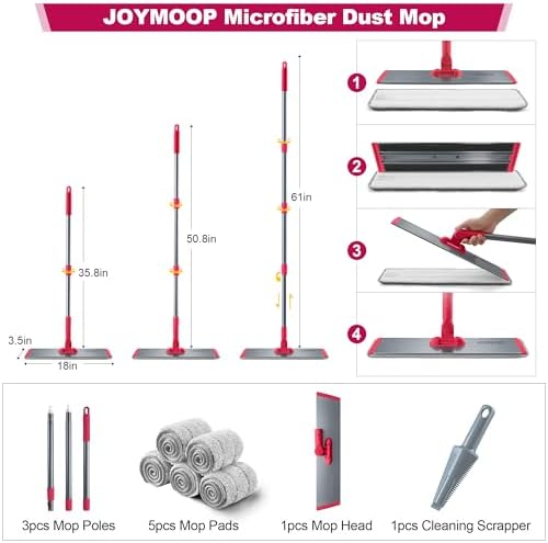 JOYMOOP 18 Inch Microfiber Dust Mop - Image 2