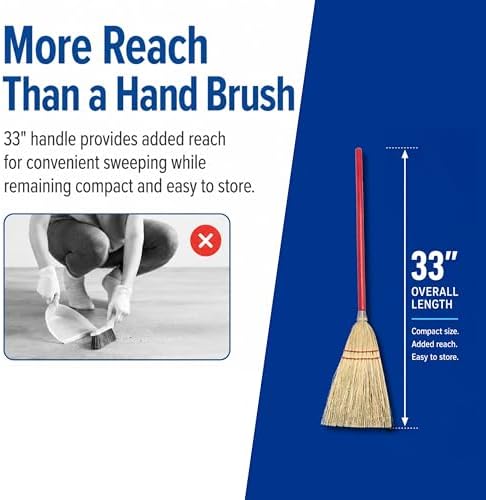 Flo-Pac Compact Corn Fiber Utility Broom - Image 6