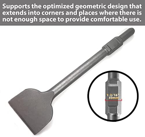 JACKCHEN 4 Inch Wide Tile & Removing Tile and Stone Chisel - Image 6
