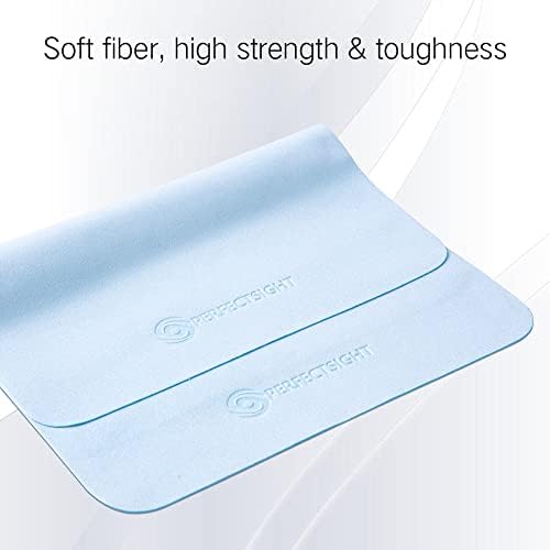 PERFECTSIGHT Microfiber Cleaning Cloths, 6 Pack Lint Free Glasses Cleaning Cloth - Image 2