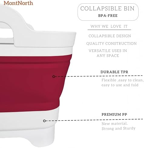 Collapsible Wash Basin 9L, Foldable Dish Tub - Image 5