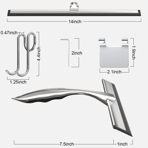 TOOVEM 14 Inch Shower Squeegee for Glass Doors - Image 3