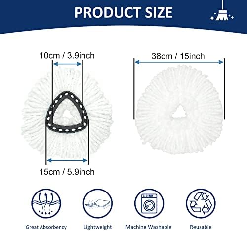 4 Pack Mop Head Replacement Compatiable - Image 4