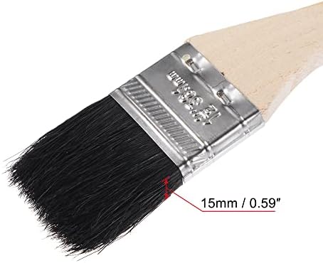 uxcell Bent Radiator Paint Brush 16" Length 1.5" Width Bristle - Image 3